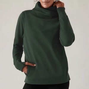 Athleta Cozy Karma Twist Neck Sweater